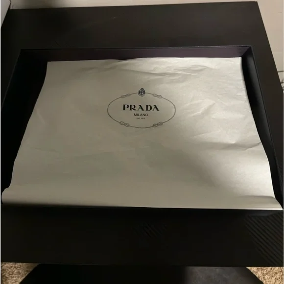 Prada Men Black Cotton T-Shirt - Picture 2 of 3